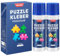 2 * 120ml Colle Puzzle Transparente avec Applicateur
