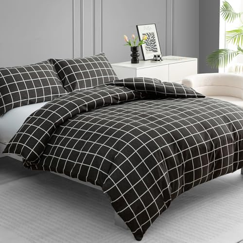Lazzaro Double Duvet Set Premium Brushed Microfiber Duvet Cover Double Ultrasoft Hypoallergenic Duvet Double Cover Set Non Iron Luxury Quilt Cover Bedding Set With Zipper Closure