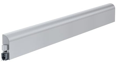 Wind-Ex Absenkdichtung zum Aufschrauben von Athmer - Silber - 860 mm - kürzbar um 125 mm - Zugluftstopper - Türdichtung - Zugluft- & Schallschutz