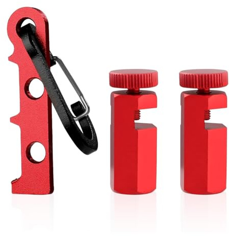 Hoite 2Pcs Tall Stair Gauges for Framing Square with Holder Carabiner Framing Jig Speed Square Fence Stops Guide Tools