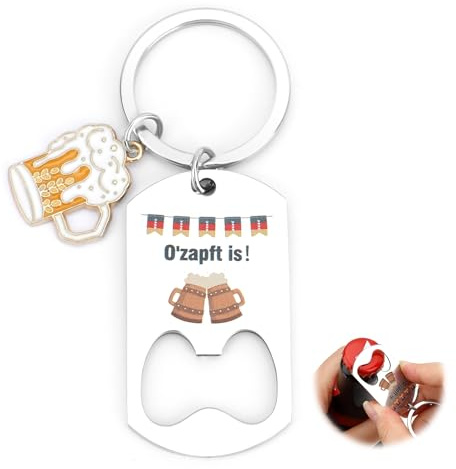 Oktoberfest Geschenk Bier Flaschenöffner Schlüsselanhänger Bier Geschenke Für Männer Lustig Geschenke Für Bierliebhaber Biergeschenke Für Männer Weihnachtsbier Geschenk Für Papa Onkel Opa Freund