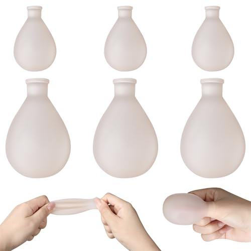 Protezione per dita in silicone, impermeabile, protezione per le dita, 6 pezzi, protezione per la doccia, tappi per le dita (3 piccoli e 3 grandi)