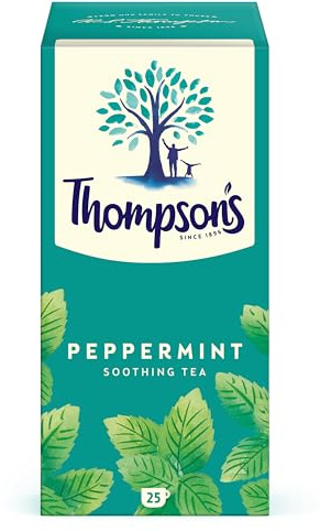 Thompson's - Peppermint 4 x 25 String & Tag Teabags