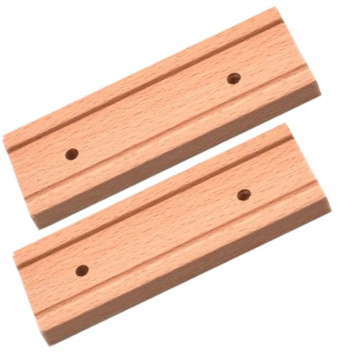 NOLITOY 2 Stück Kalimba Bridge aus Natürlichem Holz DIY Ersatzteil für Daumenklavier Präzise Verarbeitung Kompatibel Tasten Kalimba Langlebiges Zubehör für Holz kalimba Instrumente