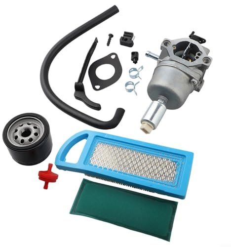 Solaughguy Vergaser-Kit Ersatz für LA125 LA115 LA105 D110 591731 791858 MIA11520 Kompatibel mit 14-18 PS für Intek-Motoren Rasenmäher Zubehör
