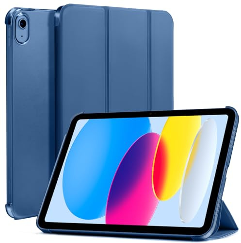 CoBak Hülle für iPad (A16), 11. Generation, 11 Zoll, 2025; iPad 10. Generation, 10,9 Zoll, 2022 – Dünne Standard-Schutzhülle mit durchsichtiger, Harter PC-Rückseite, kompatibel mit Touch ID
