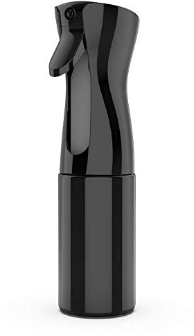 GeeRic Vaporisateur pour Cheveux, 200ML Vaporisateur de Coiffure pour Cheveux Ultrafine Brume de Cheveux Outil de Cheveux Réutilisable Vaporisateur de Cheveux pour Coiffeur/Plantes/Fleurs Noir
