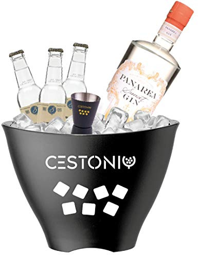 Panarea Sunset confezione regalo gin | Cestonic, Box Regalo per gli amanti del Gin Tonic! | Kit con Spezie, acqua tonica e set accessori!