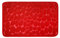 WohnDirect Badezimmerteppich mit Memory Foam - Rutschfester Badteppich - Badematte waschbar & schnelltrocknend auch ideal als Duschvorleger - Badvorleger 60 x 100 cm - Rot