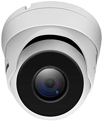 GW Security 4K 8MP Outdoor / Indoor PoE IP Microphone Turret Security Camera (GW8536MIC)
