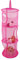 Sacs de rangement suspendus en maille, organisateur de stockage en maille pliable à 3 couches Panier de rangement suspendu en maille pour sous-vêtements, chaussettes, jouets pour enfants(Rose rouge)