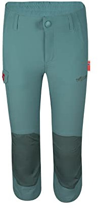 Trollkids Kinder Hammerfest 3/4 Trekking Hose, Gletschergrün, Größe 104