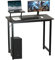 PIPIPOXER Schreibtisch Computertisch Laptoptisch, 100x50x74cm Bürotisch mit Monitorständer,Stabiler Pc Tisch Arbeitstisch Desktop aus Holz für Arbeit,Spielen in Schlafzimmer oder Büro(Schwarz)