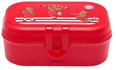 FC Bayern München Brotdose I Lunchbox I Berni I Klein I Rot I Fußball
