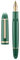 Jinhao X159 Fountain Pen Dark Green Acrylic Gold Trim Pen, Size #8 Medium Nib Office Pen Calligraphy Writing