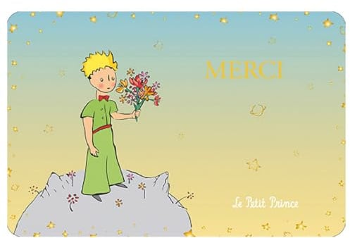 KIUB Postcard The Little Prince, Merci (15x10cm)