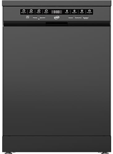 Daya DSDW-1302LEB, lavastoviglie a libera installazione, 13 coperti, classe E, 8 programmi, display LCD, colore nero