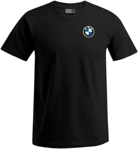 BMW T-Shirt Herren Shirt Schwarz Männer Größe M