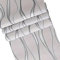 Baketron Grey Wallpaper Silver Glitter Textured 3D Effect Embossed Wallpapers Wave Stripes Wall Paper Roll Modern Feature for Living Room Bedroom Adults Hallway Kitchen Front Room