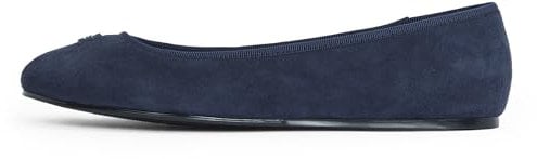 Tommy Hilfiger Ballerines Femme Hardware en Daim, Bleu (Space Blue), 39