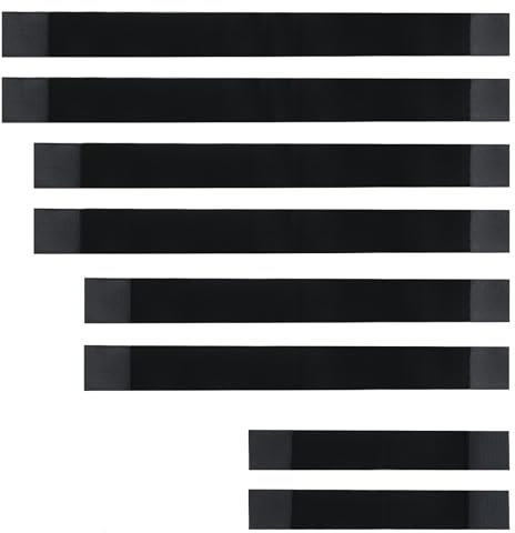 8 Pack Kofferraum Organizer Klett, Organizer Klettbänder zur Befestigung von Gegenständen, Auto-Klettverschlussstreifen zur Fixierung Auto Innenraum Gadget (21/40/61/79cm)