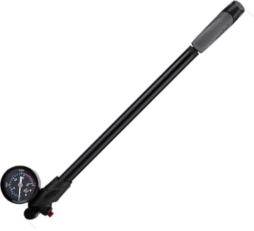 Bike Pump with Gauge High Pressure Pump Front Fork Pump Air Release Button Bike Supply for Wheelchair