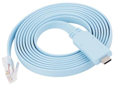 RIIEYOCA Cavo Console da USB C a RJ45, Cavo Console di Tipo C per Interruttori, Router, Firewall, Server con Interfaccia Console RJ45, ecc. (1,8M/5,9FT)