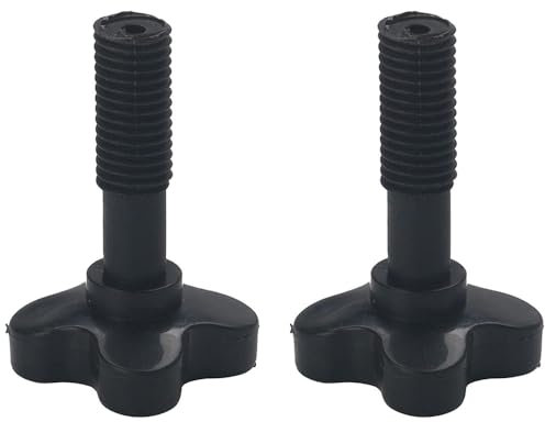 SENRISE 2PCS M12 Plastic Fixing Screw for Outdoor Garden Swing Chair Canopy Frame (Black)