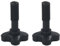 SENRISE 2PCS M12 Plastic Fixing Screw for Outdoor Garden Swing Chair Canopy Frame (Black)