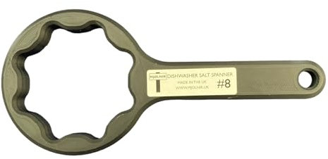 Hagen Automation Dishwasher Salt Cap Spanner #8 (for Creda Hotpoint Indesit Scoltes and Other Machines) for Easy Removal of Stuck Dishwasher Salt Compartment Filler caps