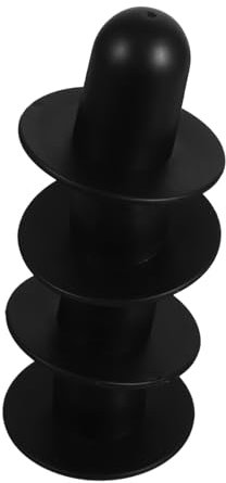 HANABASS 4 Stück Poolstopfen für Rücklaufleitungen PVC Schwarz Poolfilterpumpen Stecker für Aufstellpools Langlebig Dichtend Einfach Montierbar Poolzubehör für Oberirdische Schwimmbecken