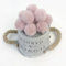 GreatRise 2-3 cm Kunstfell Pompon Fellbommel für Mützen Pelz Flauschige Pompon Ball Kunstfell Bommel für Mützen Schuhe Schals Taschen Schlüsselanhänger DIY Kreative Handwerk Rosa 10 Stück