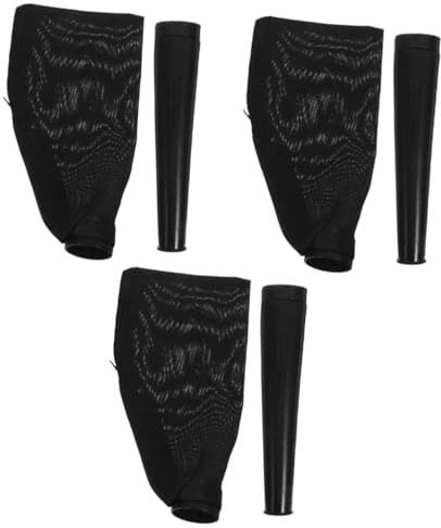 Gadpiparty 3 Sets Hair Dryer Accessories Air Blower Portable Blower Plastic Tube for Blower Sturdy Extension Tube Blower Supply Parts Blower Tube Blower Accessories Home Accessory Cloth Black