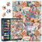 Puzzles for Adults 1000 Pieces, Vintage World Travel Jigsaw Puzzles, Landmarks Landscape Poster Puzzles, World Scenery Jigsaw Puzzles, Educational Fun Games or Toys for Elders Friends 20X27 INCH