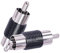 CNARIO 2pcs RCA Male to Male Coupler RCA Barrel Adapter for Extension AV/TV Audio Video Cable S/PDIF, Subwoofer, Phono, Composite, Component