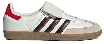 adidas Men's Samba LT Sneakers, Cloud White/Core Black/Better Scarlet, 8 UK