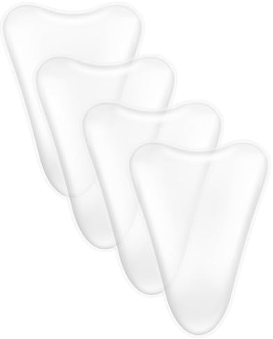 SDFWGG Lot de 4 Correcteurs Intimes Invisibles en Silicone Réutilisables Camel Concealer Toe Autoadhésif Anti Marques pour Femme Inserts de Protection pour Yoga Leggings Maillots de Bain et Bikini