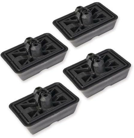 For BMW E36 E46 E63 E64 E65 Wagenheber-Pad 51718268885 4-teiliges Set Kunststoff-Stützpolster for vorderen und hinteren Wagenheber unter dem Fahrzeug