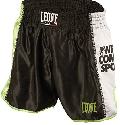 LEONE 1947, Training Pantaloncino Kick-thai, Unisex – Adulto, Nero, XL, AB760