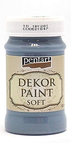 Zita's Creative Dekor Paint Chalky matt 100ml - Denim. Kreidefarbe, Vintagefarbe, Mattfarbe, Bastelfarbe