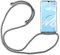 betterfon Hülle Kompatibel mit Huawei P30 Pro | Handykette Smartphone Halskette Hülle mit Band | Handyhülle mit Kordel zum Umhängen Kompatibel für P30 Pro | Grau