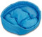 BOUTIQUE ZOO Hundebett | Oval Hundekissen für Große Hunde | Kratzfest Hundeliege mit Kissen | Hundekorb | Waschbar Polyester | Große: XL (71x60 cm) | Farbe: Blau