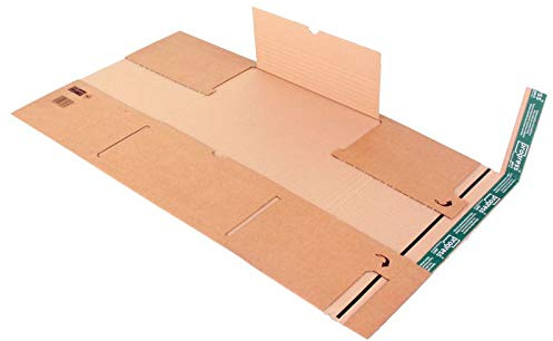 Progress PP B03.08 Uni.-Versandverpackung DIN LP 320 x 320 x -55 mm (Innenmaß) braun/PREMIUM+ ZP ** Verpackungseinheit: 20 Stück **