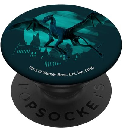 PopSocket : PopGrip Harry Potter Thestral - PopSockets Ausziehbarer Sockel und Griff für Smartphones und Tablets