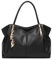BUKESIYI Femme Sac a Main Petit Sacs épaule Sacs bandoulière Faux Cuir Marque FR77218 Noir