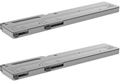 WIEMANN Selbsteinzug mit Dämpfung 2er Set für Außentüren – Soft-Close Dämpfer für 2-, 3- & 4-türige Schwebetürenschränke, Zubehör
