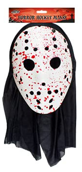 JJA Face Mask, Full Face Halloween Horror Mask, Fancy Dress Adult Sized Costume Accessory, The Evil Cosplay Prop, Unisex, Halloween Decorations