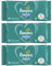156-624 x Baby Wet Wipes PAMPER'S Sensitive Soft Gentle Fresh Babies No Fragrance Unscented Newborn Nappy (3X Fresh Clean PAMPERS Packs (156 Wipes)