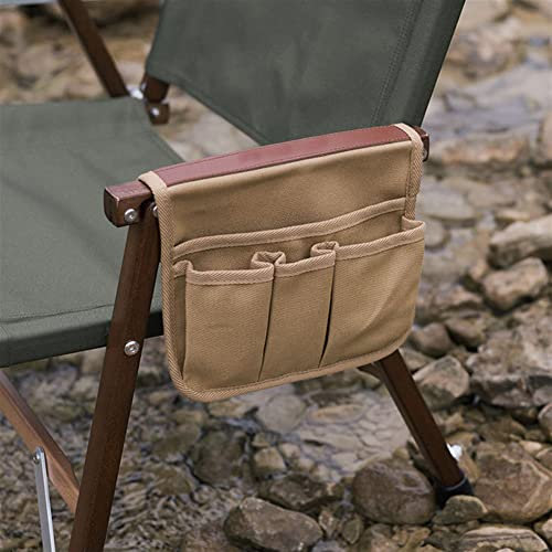 LYEAA Aufbewahrungstasche for Stuhlarme, mit mehreren Taschen, Couch-Organizer, Sesselhalter, Couch, Liegestuhl, Armlehne, Organizer, Segeltuch, for Outdoor, Camping, Wandern