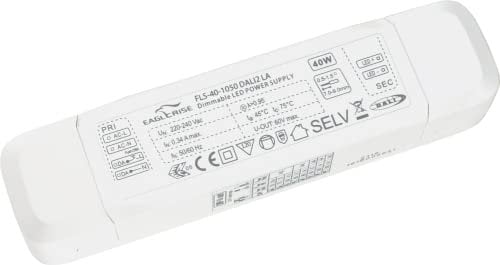 HuaTec LED Trafo 40W Dimmbar DALI2 Push Taster (Pri) Multi Ausgang 700mA - 1050mA Flickerfree LED Netzteil Treiber Driver Transformator
